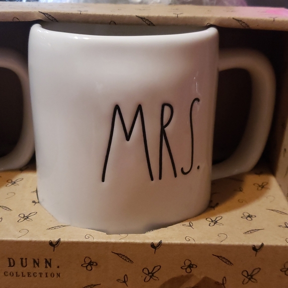 Rae Dunn Mr. & Mrs. Mugs - Picture 3 of 5